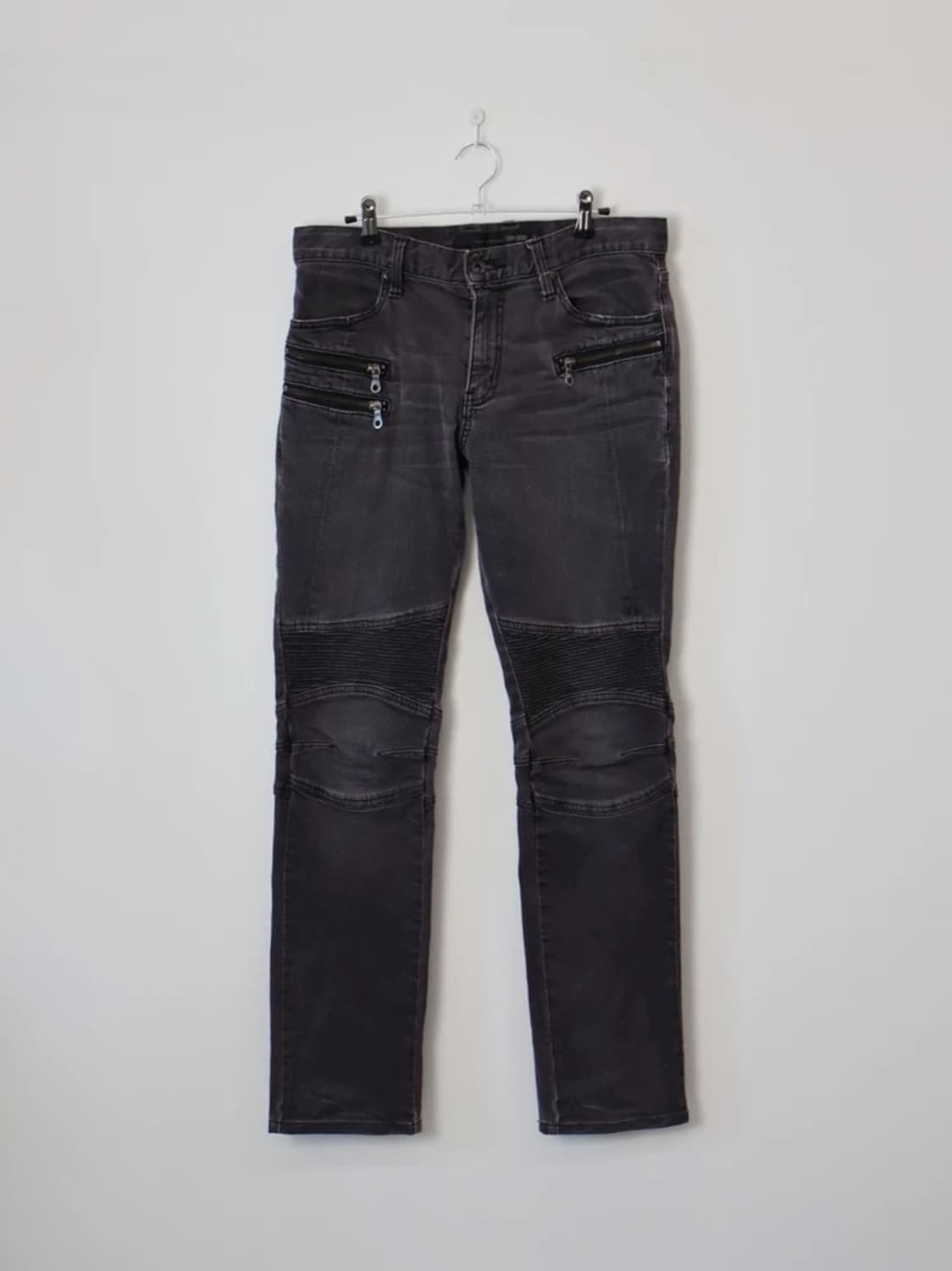 SCHRISSEL Zip Detail Slim Denim Pants 상품이미지4