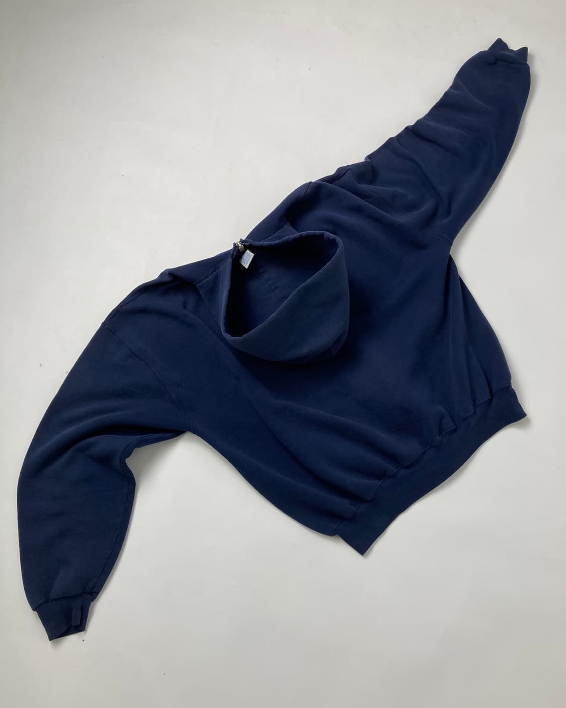 90s Russell Zip Up Hoodie (navy) 상품이미지2