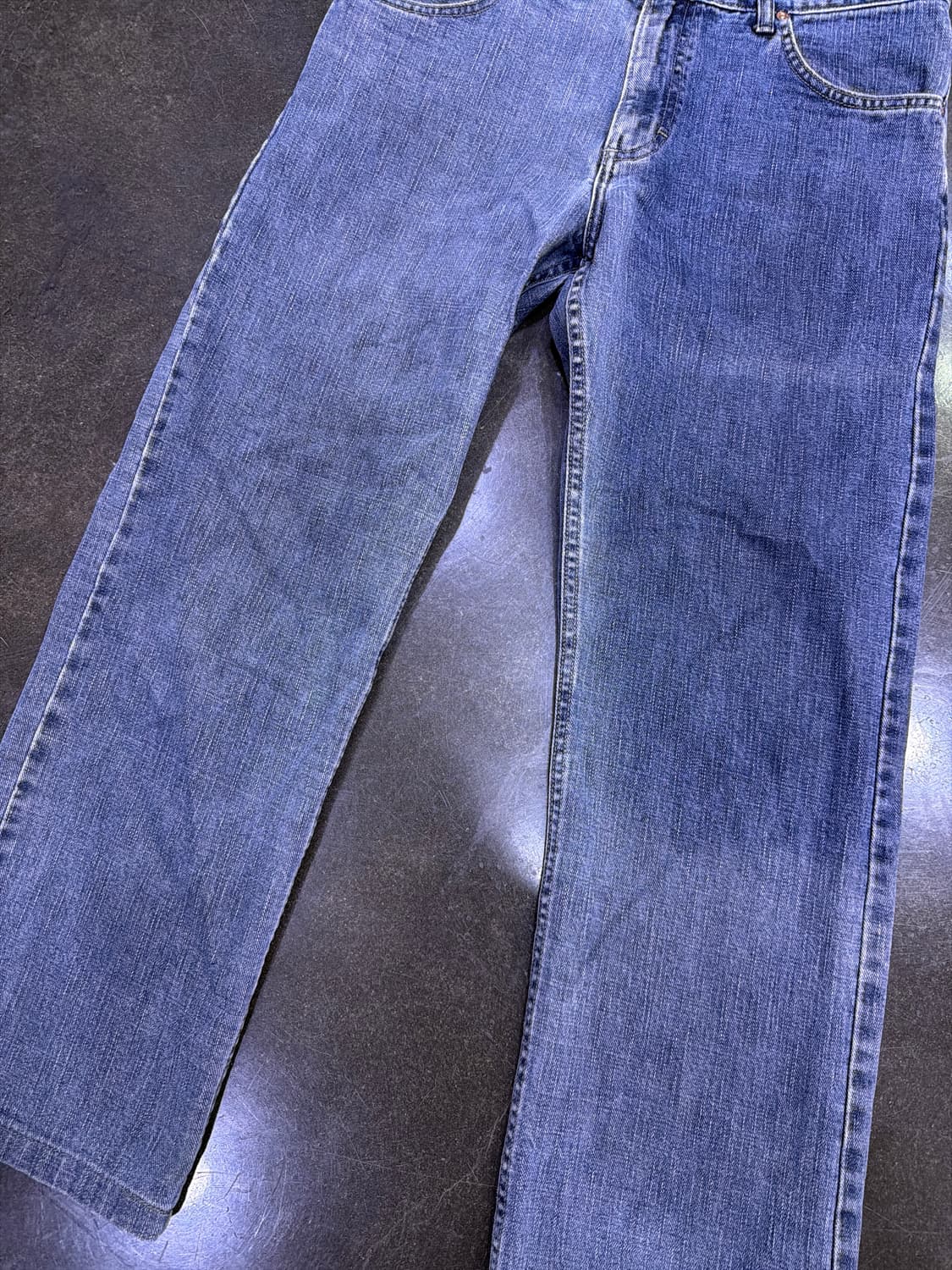 LEE 리 레귤러핏 투톤 워싱 데님팬츠 33 상품이미지4