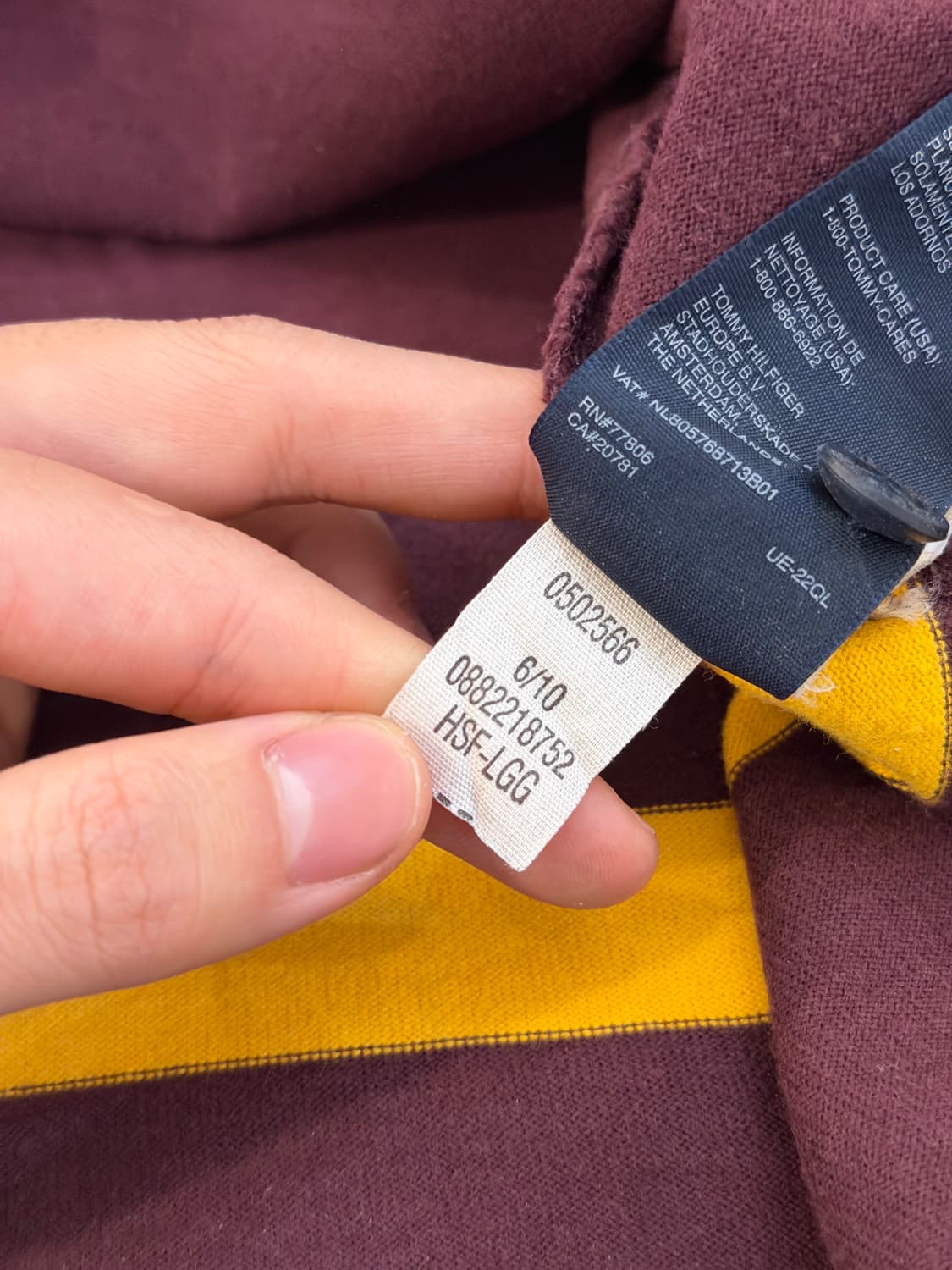 타미힐피거 치프키프 스트라이프 럭비티 롱슬리브 상품이미지6