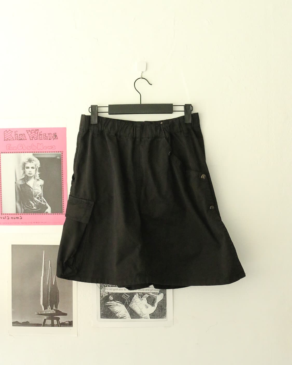 주카 블랙 카고 스커트  상품이미지4