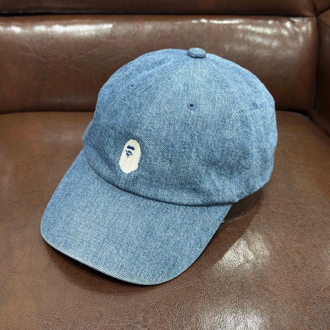 베이프 데님 로고 볼캡 상품이미지1