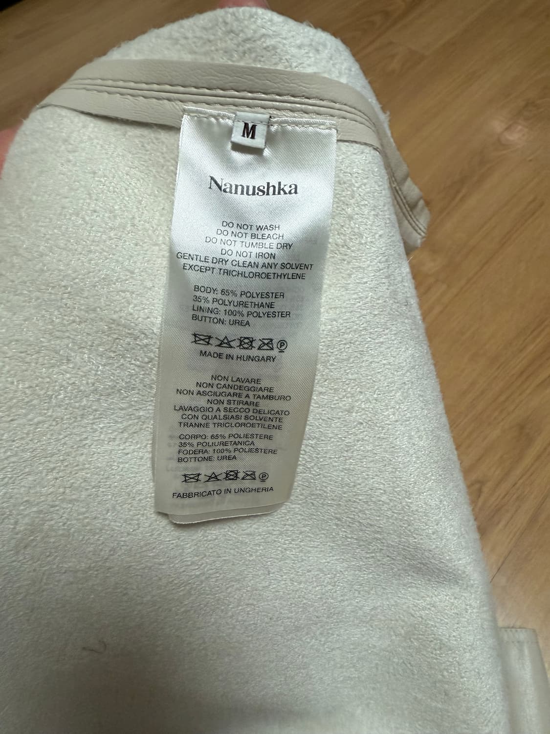 나누쉬카 nanushka 비건 레더 셔츠 m 상품이미지6