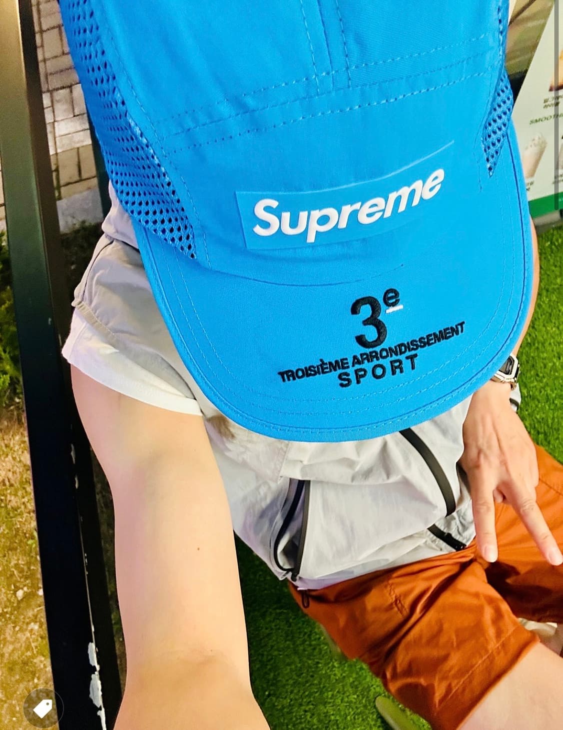 슈프림 메쉬 사이드 패널 캠프캡 상품이미지4