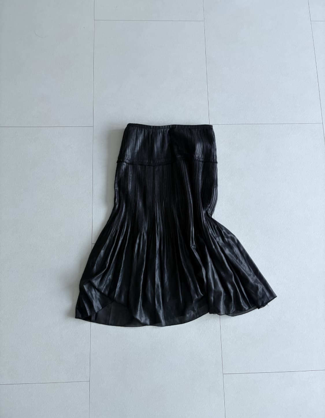 satin pleat skirt 상품이미지3
