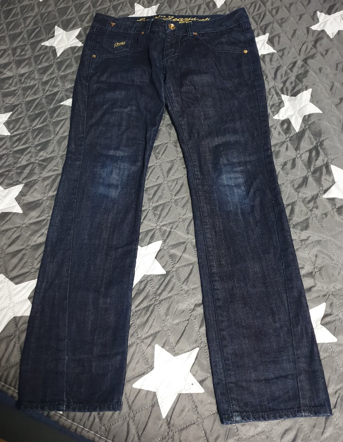 게스 프리미엄 빈티지 금장 생지데님 (28) 상품이미지1