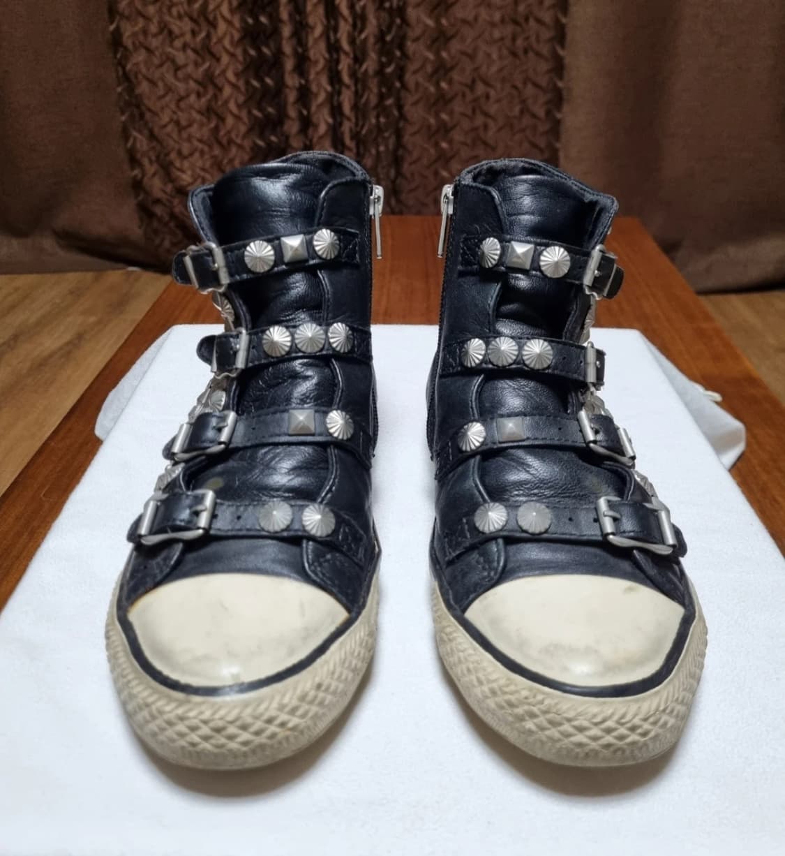 Ash 아쉬 스터드 하이탑 스니커즈 37 상품이미지5