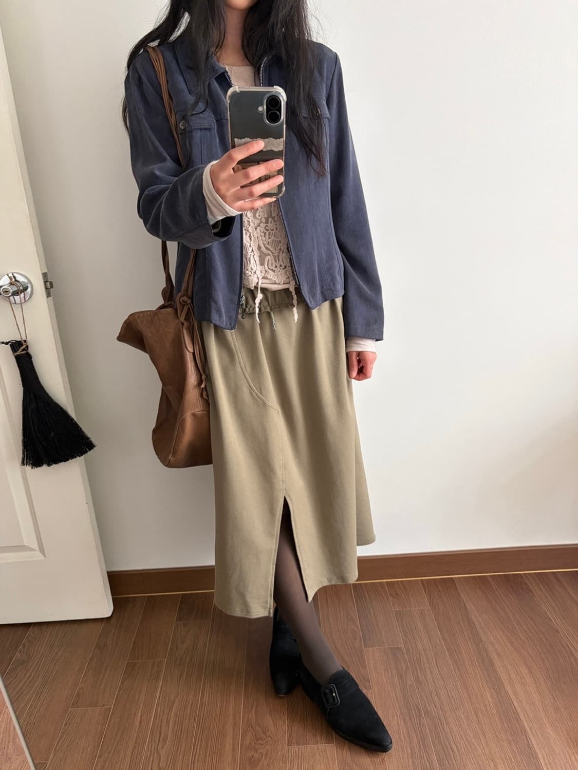 tencel zip-up jacket 상품이미지5