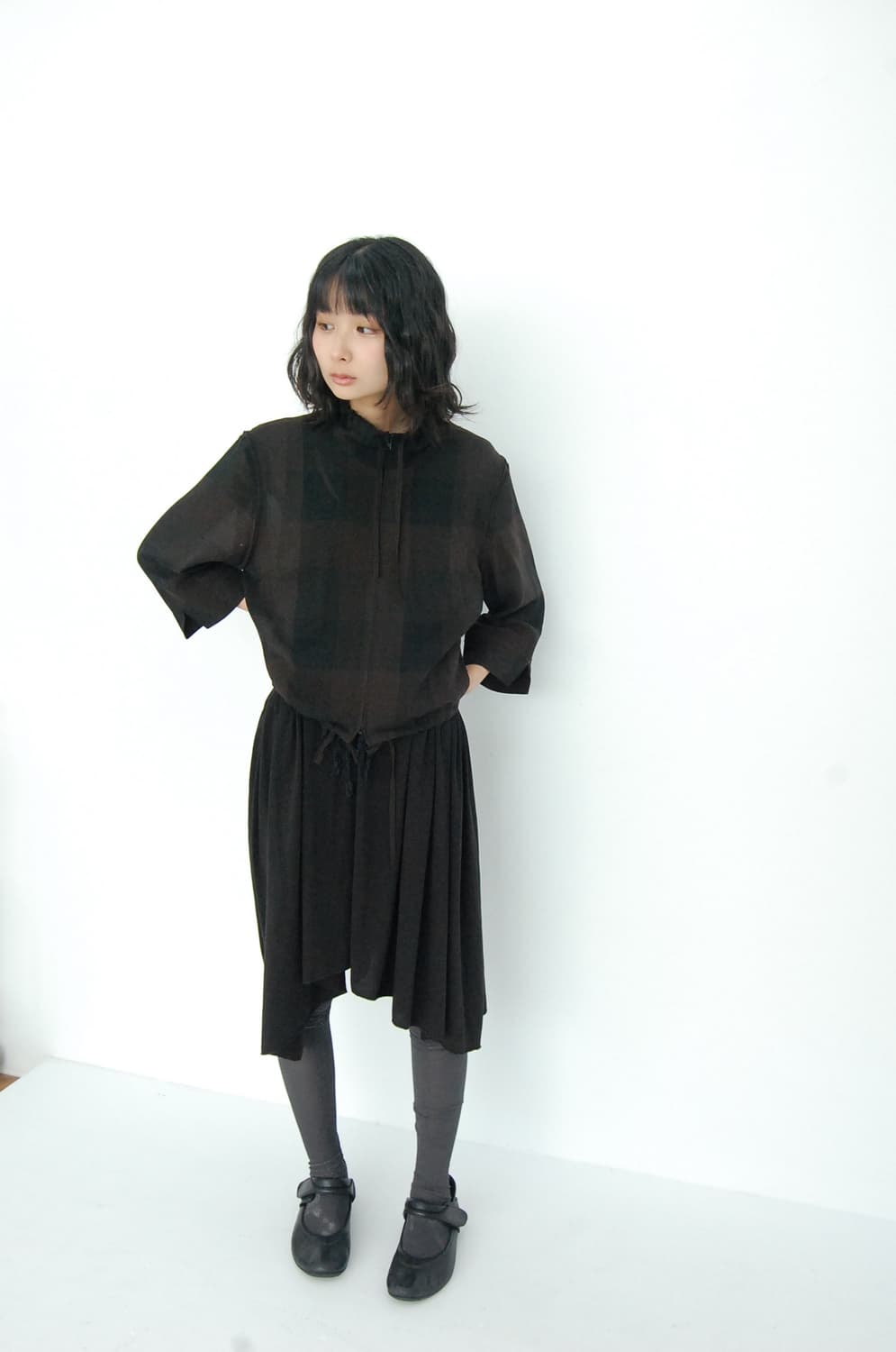 Gingham check 2way jacket 상품이미지2