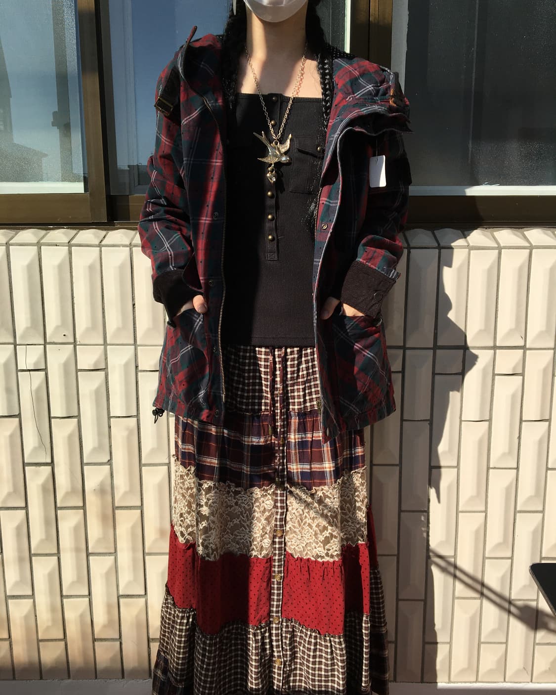 Check pattern jacket 상품이미지8
