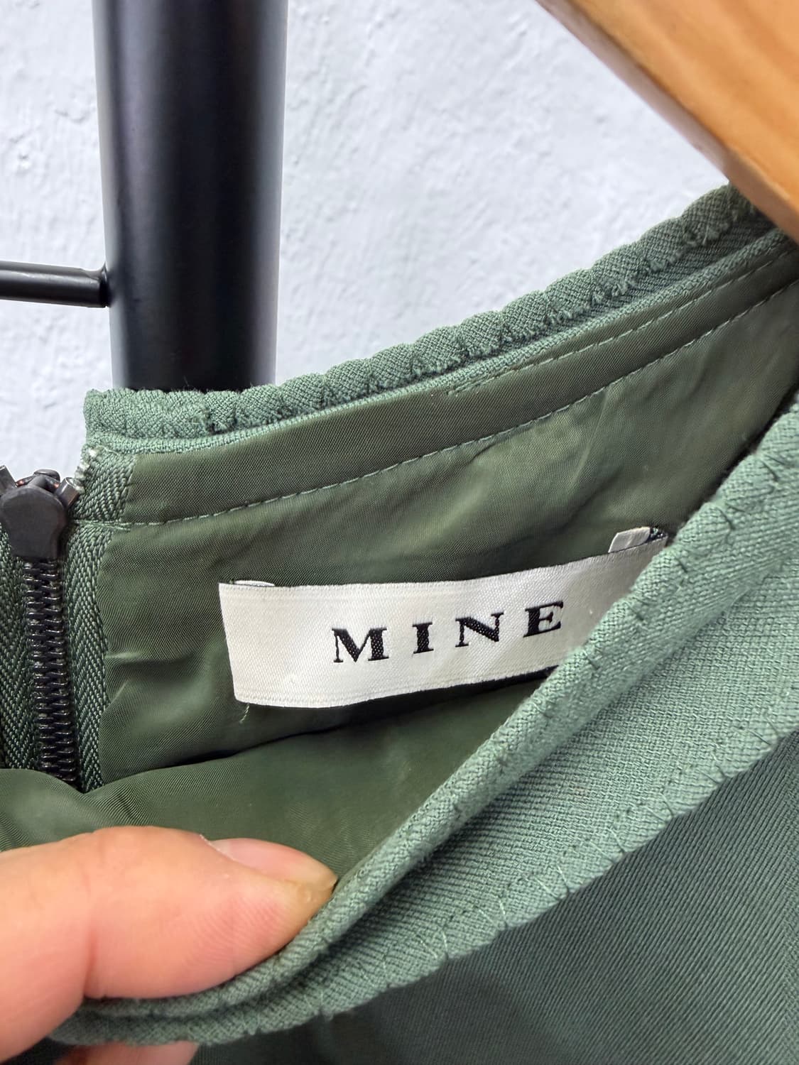 정품) MINE 마인 한섬 리본 장식 롱 원피스 82 상품이미지7