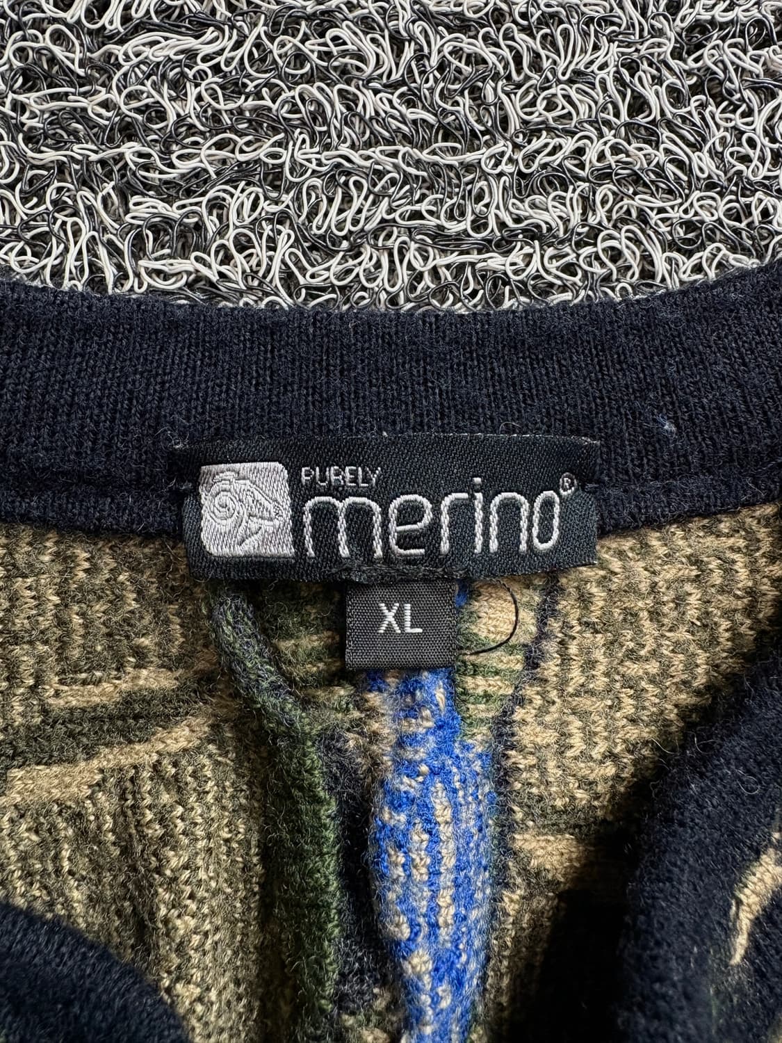 Merino 아카이브 패턴 코스비 스웨터 2451 상품이미지3