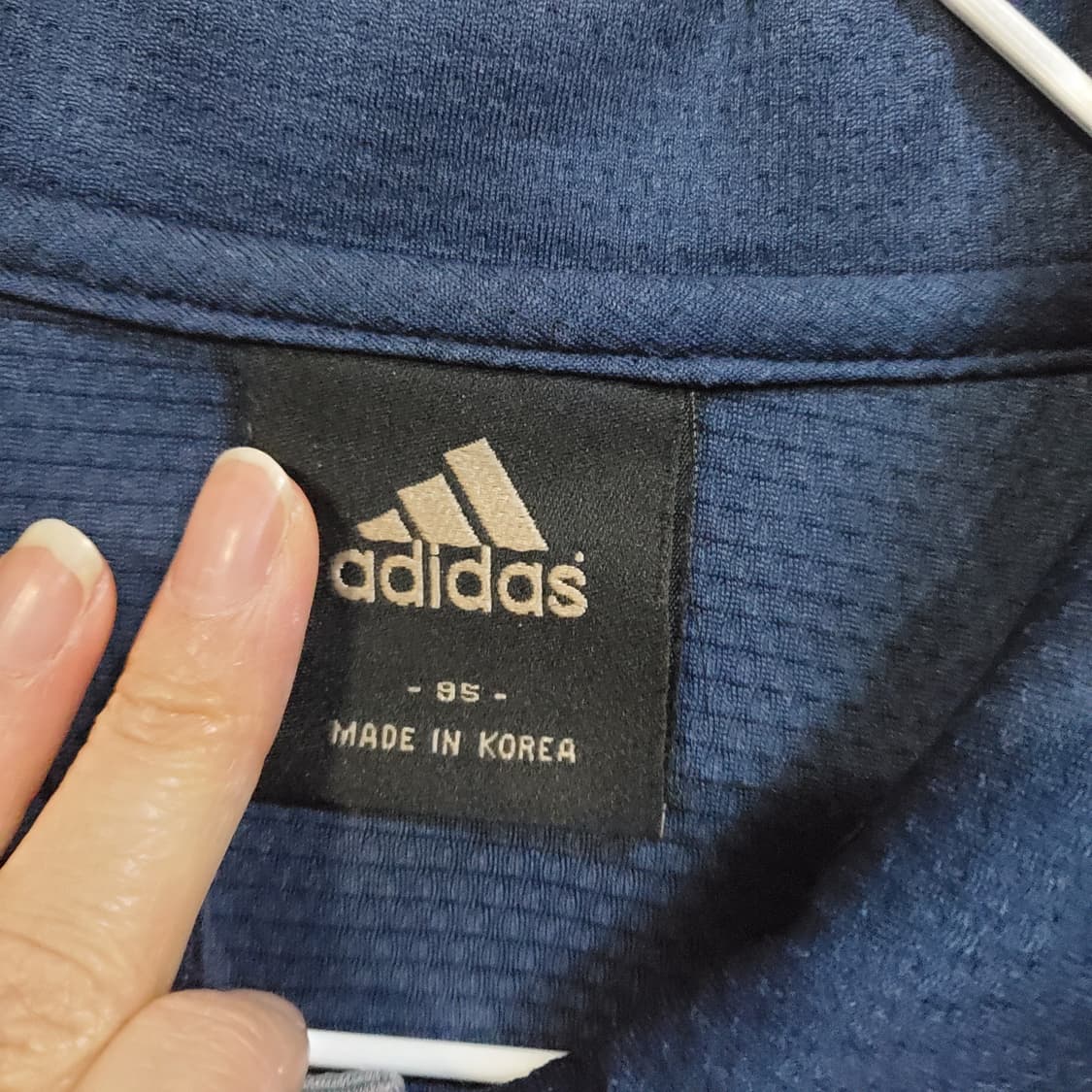 아디다스 클라이마라이트 네이비 반팔 폴로티  상품이미지3