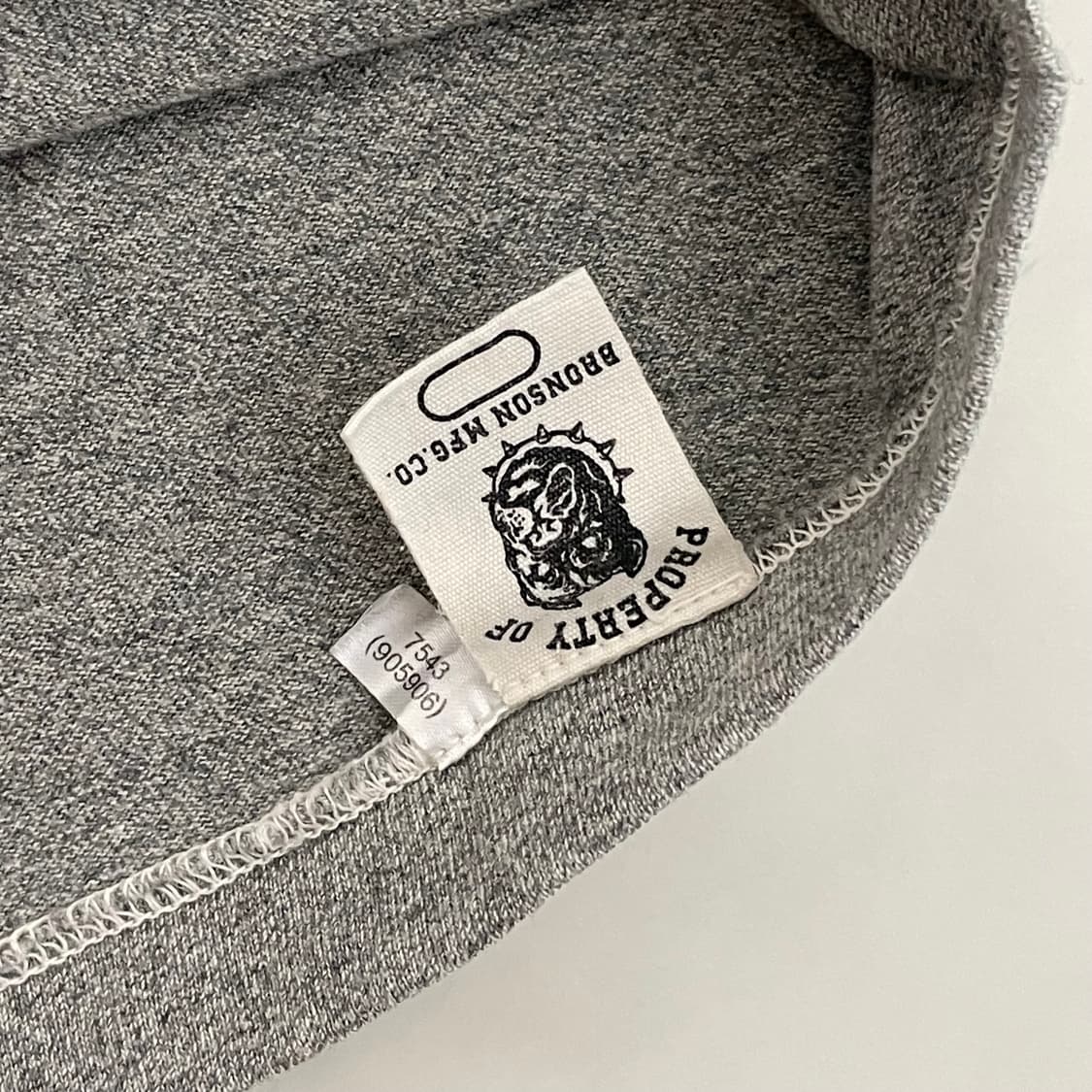 브론슨 루프휠 튜블라 티셔츠 멜란지 XXL 상품이미지5