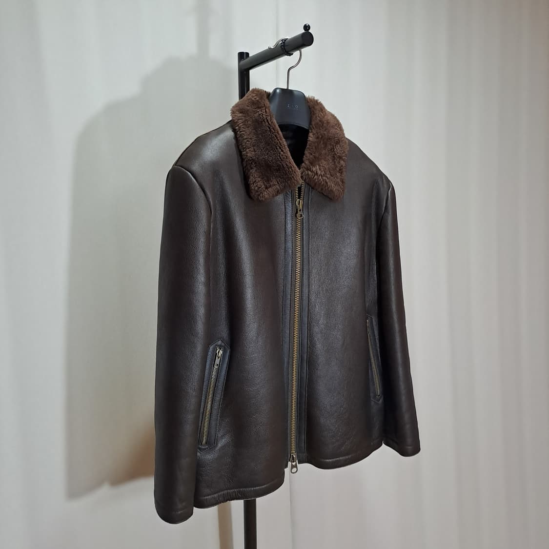 (택포) 노스비치 스페인 양가죽 양털 무스탕 L B290 상품이미지3