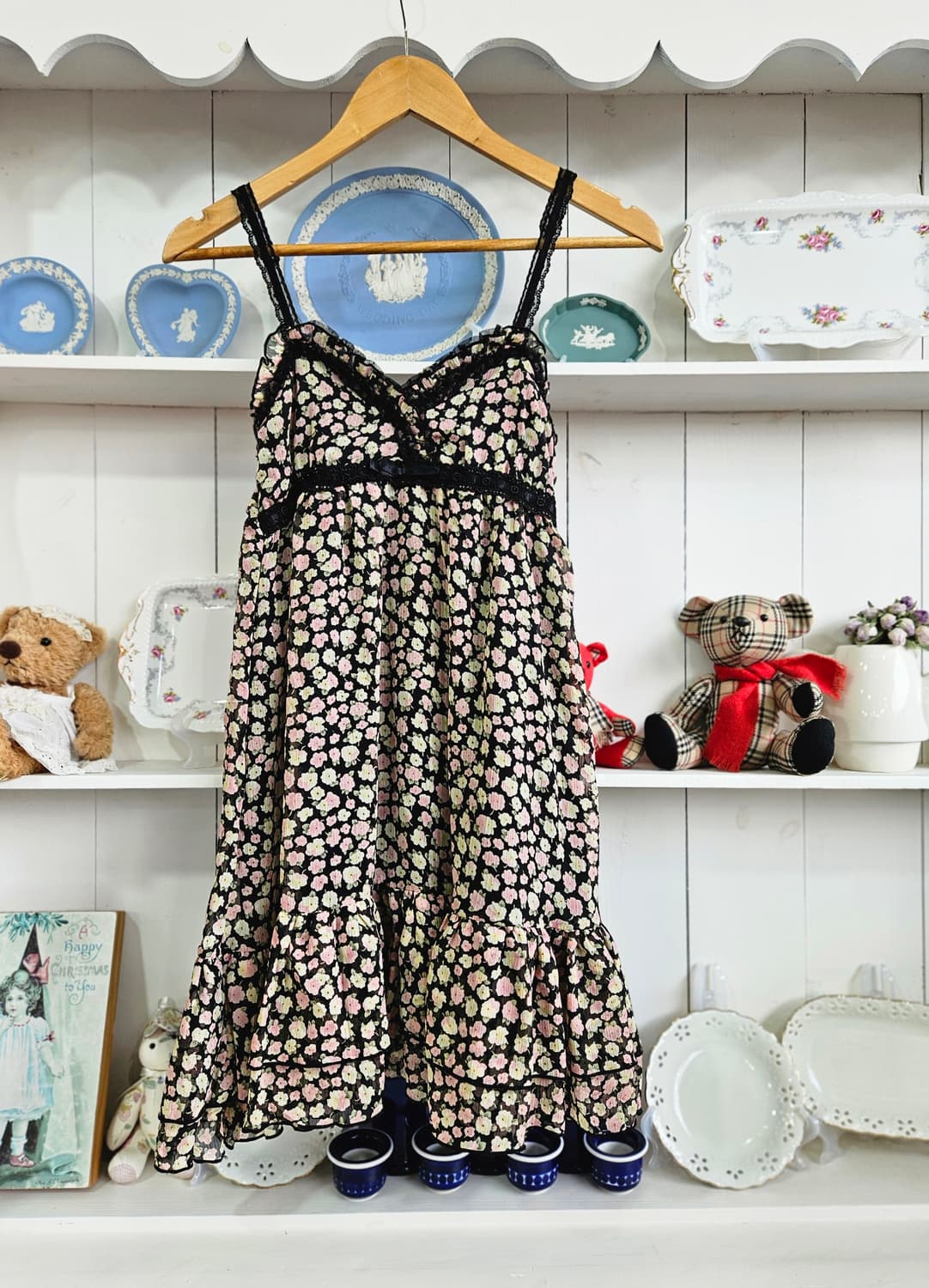 플라워 쉬폰 원피스 상품이미지1