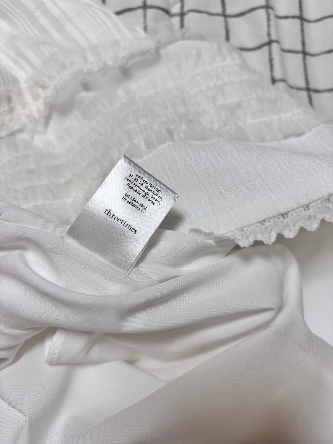 (SET)쓰리타임즈 비쥬 스커트 탑 세트 상품이미지6