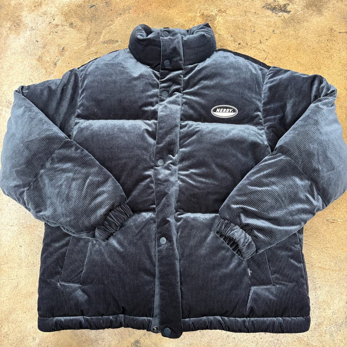 [정품/S] 널디 코듀로이 벨벳 덕다운 패딩 b18 상품이미지2