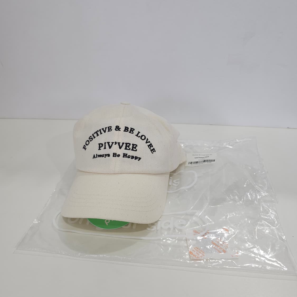 피브비 pivvee 볼캡 샌드베이지 새상품 상품이미지1