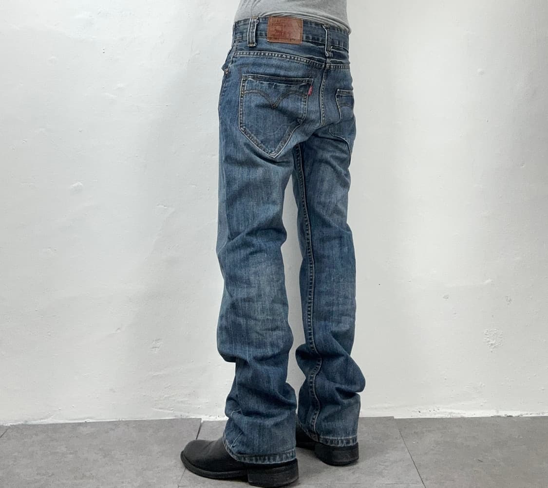 Levi’s 2000s 523 Vintage Wash Denim Pant 상품이미지1