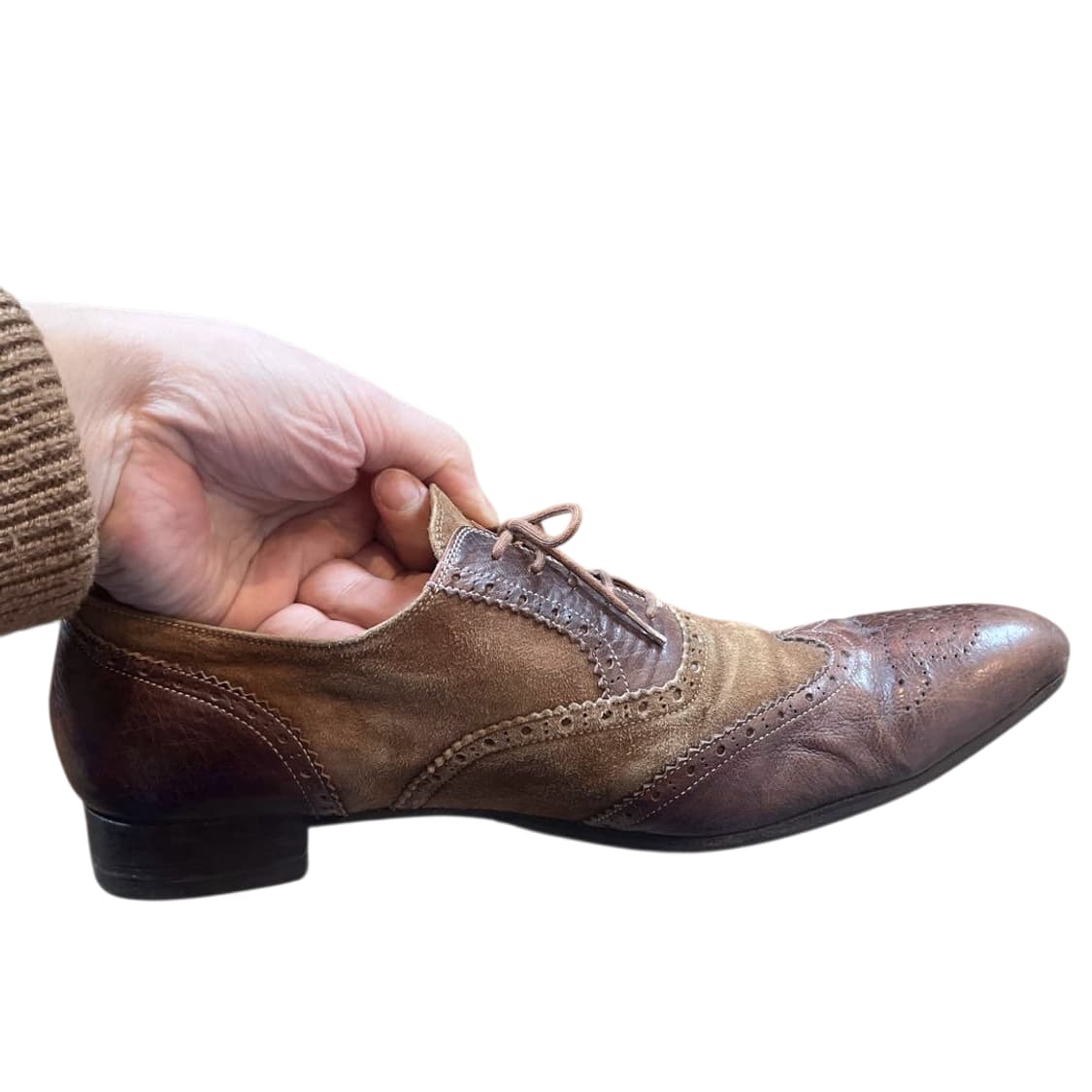 미하라 야스히로 가죽 빈티지 윙팁슈즈 상품이미지6