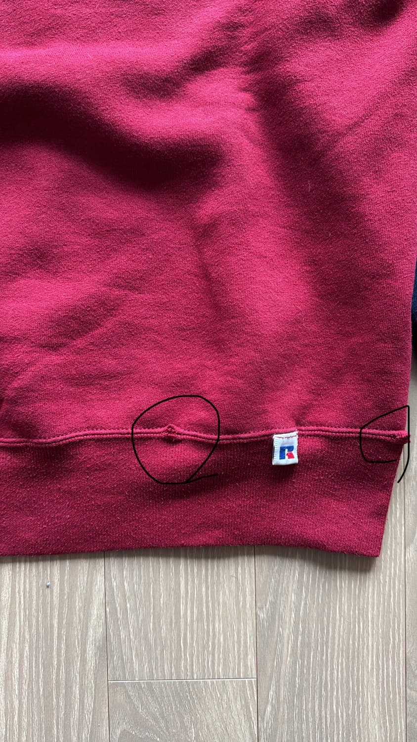 90s 러셀 애슬레틱 후드티 상품이미지4