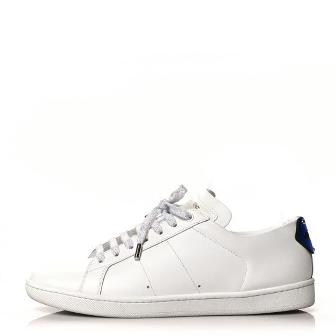 생로랑 Rip 입술패치 키스 스니커즈 화이트 39사이즈 상품이미지5