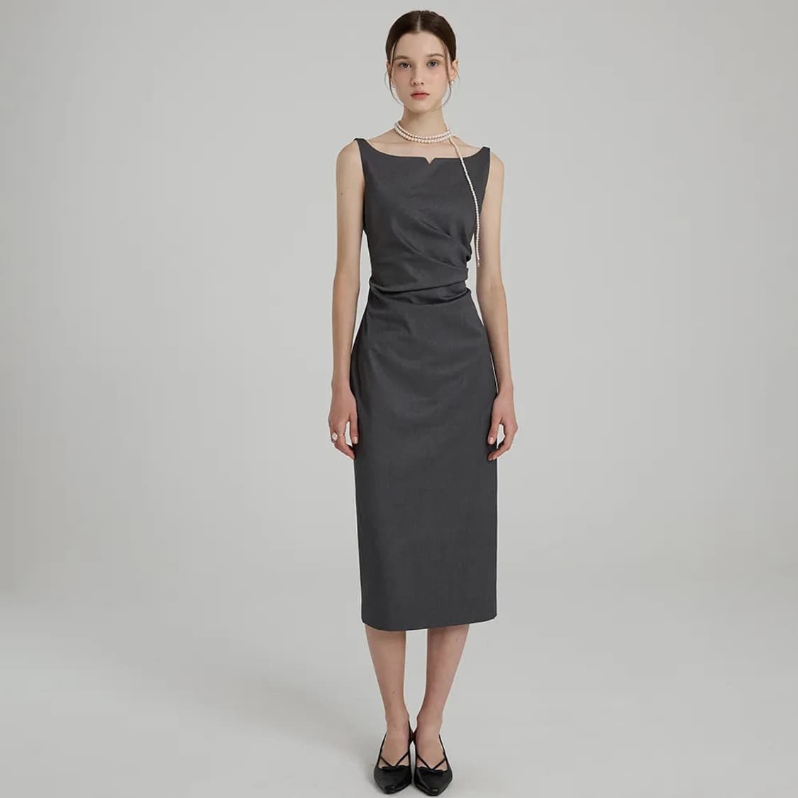 플로움 다이애나 원피스 Diana Drape Sleeveless Dres 상품이미지2