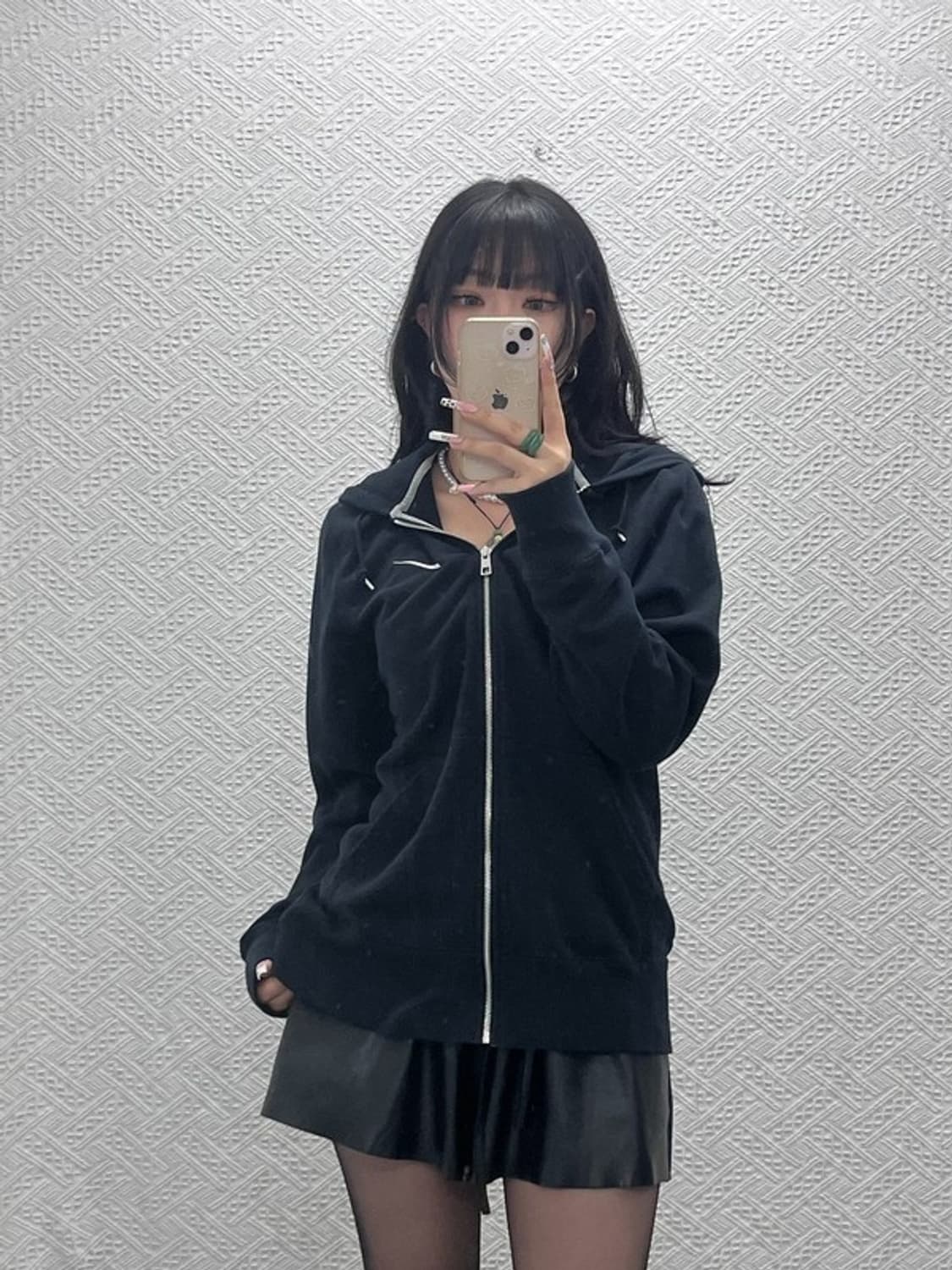 나이키 스우시 캐주얼 스포티 빈티지 후드집업 L C11470 상품이미지2