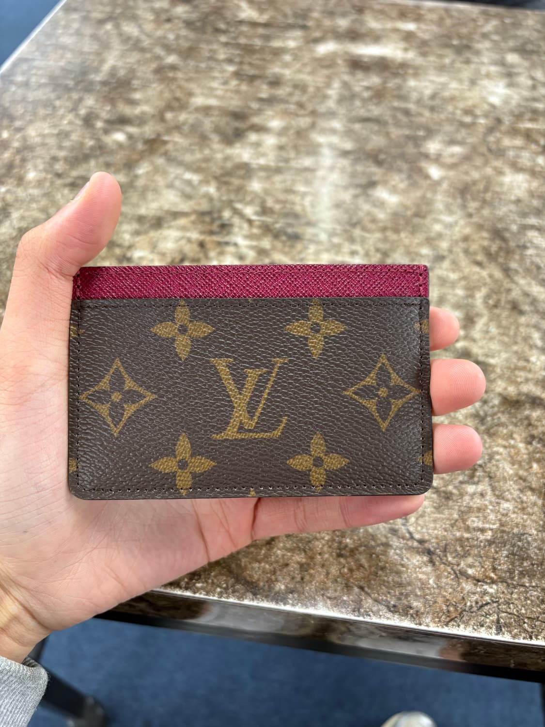 루이비통 모노그램 푸시아 카드지갑 상품이미지1
