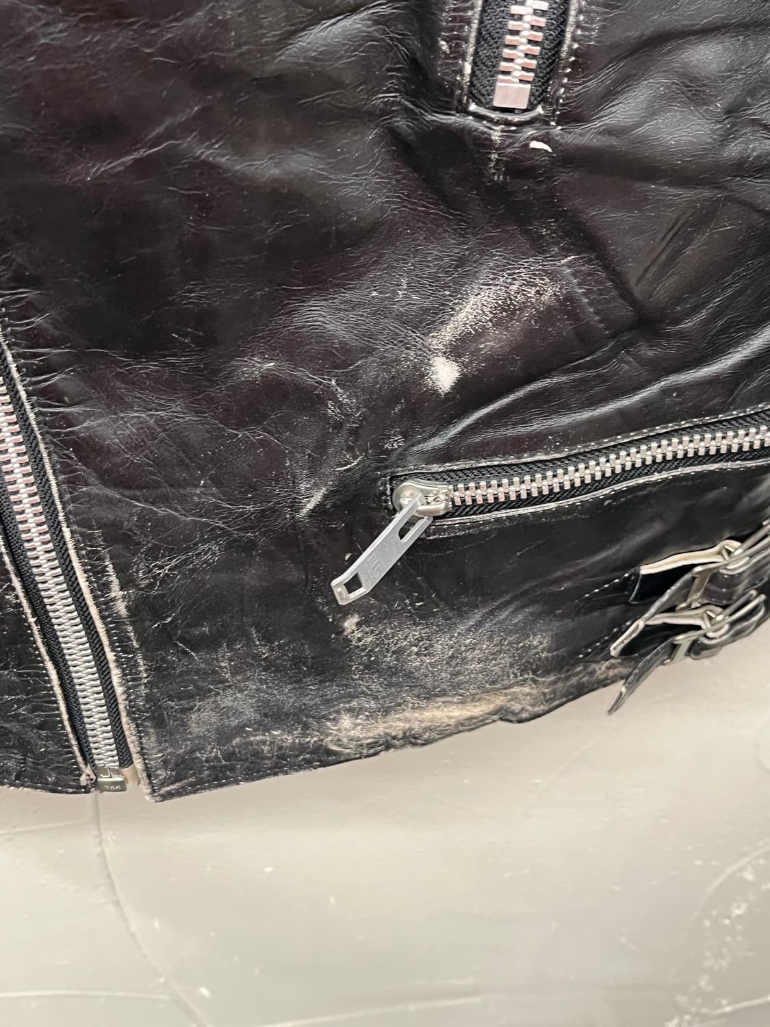 바운티헌터 소가죽 라이더 자켓 상품이미지7