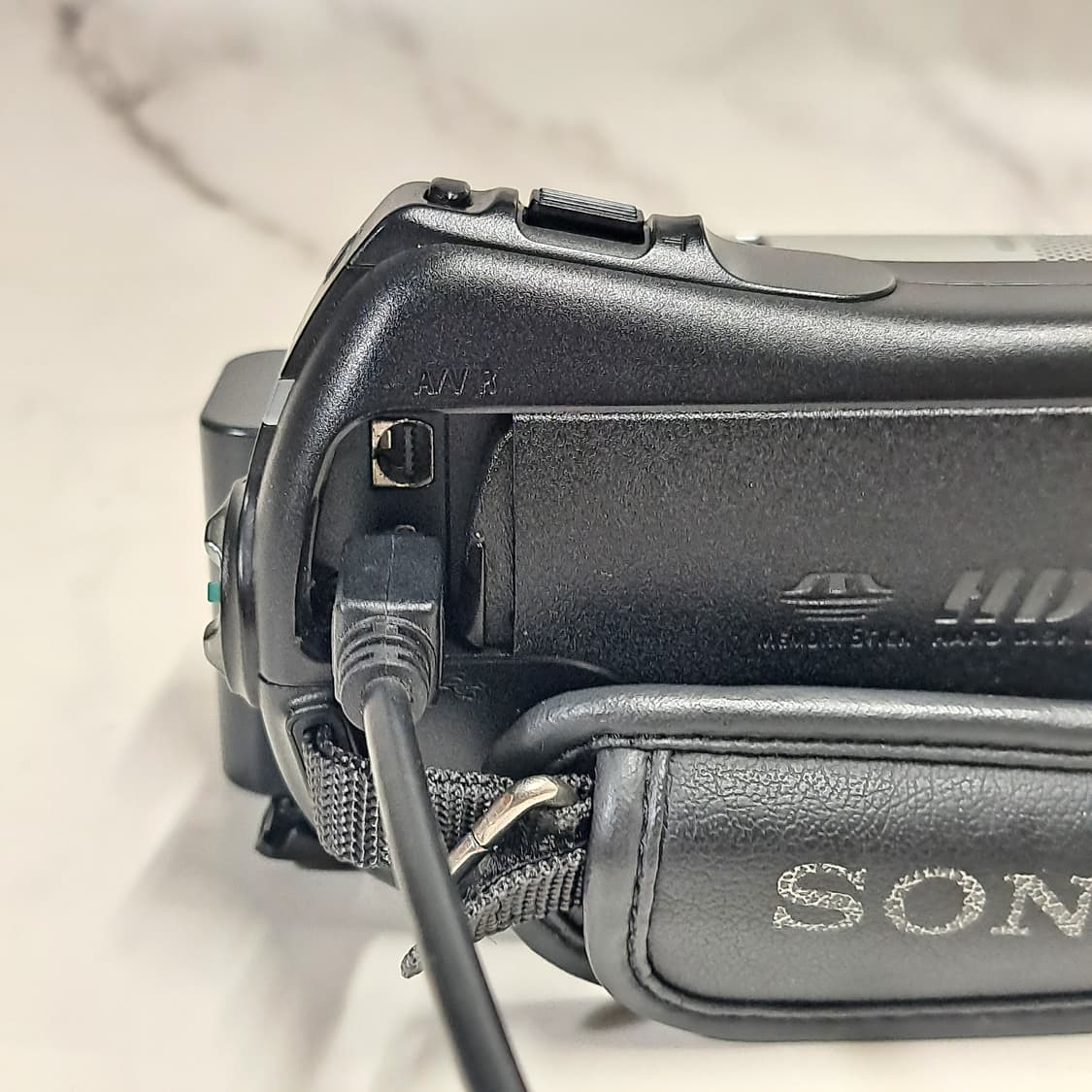 풀박스 소니 DCR-SR220 60Gb 내장 실버 빈티지 핸디캠 상품이미지6