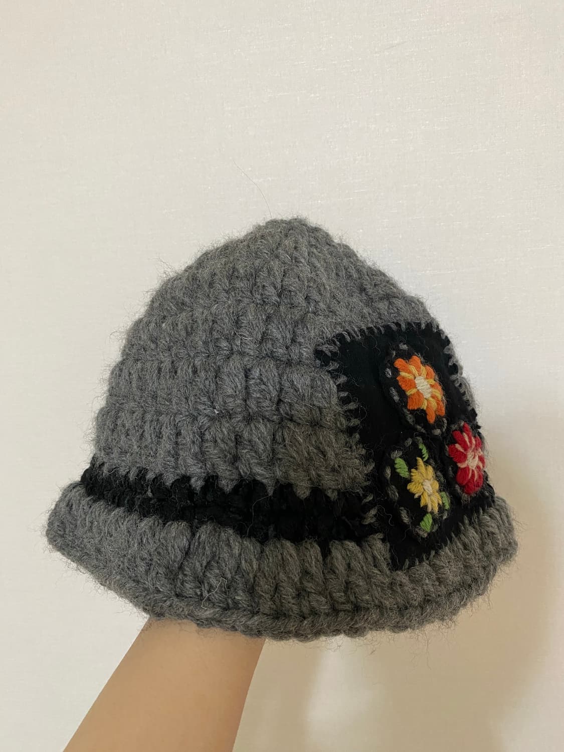 핸드메이드 버킷햇 모자 뜨개모자 햇 상품이미지3