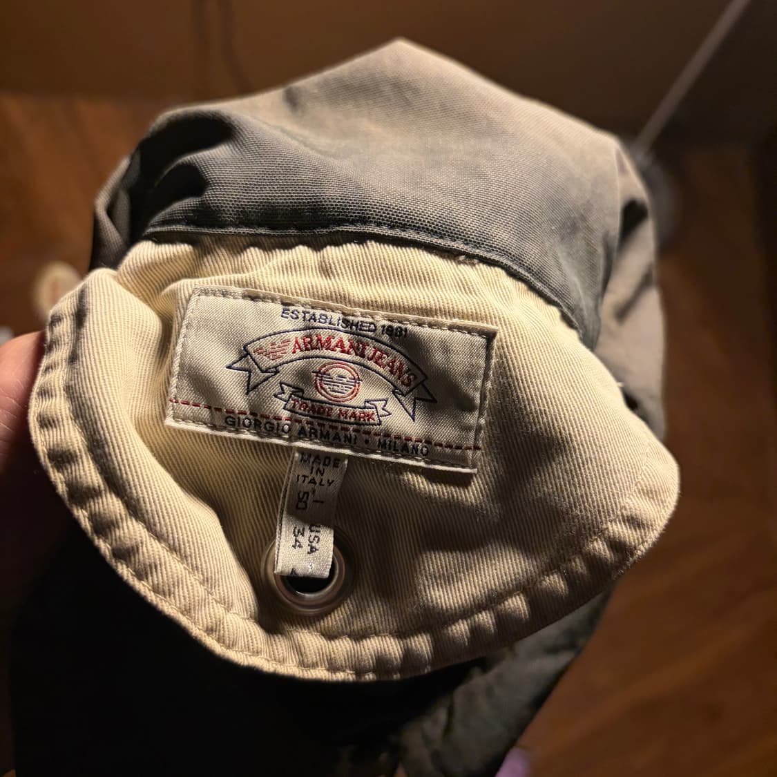 00S ARMANI JEANS 코튼 후디드 집업 자켓 상품이미지7