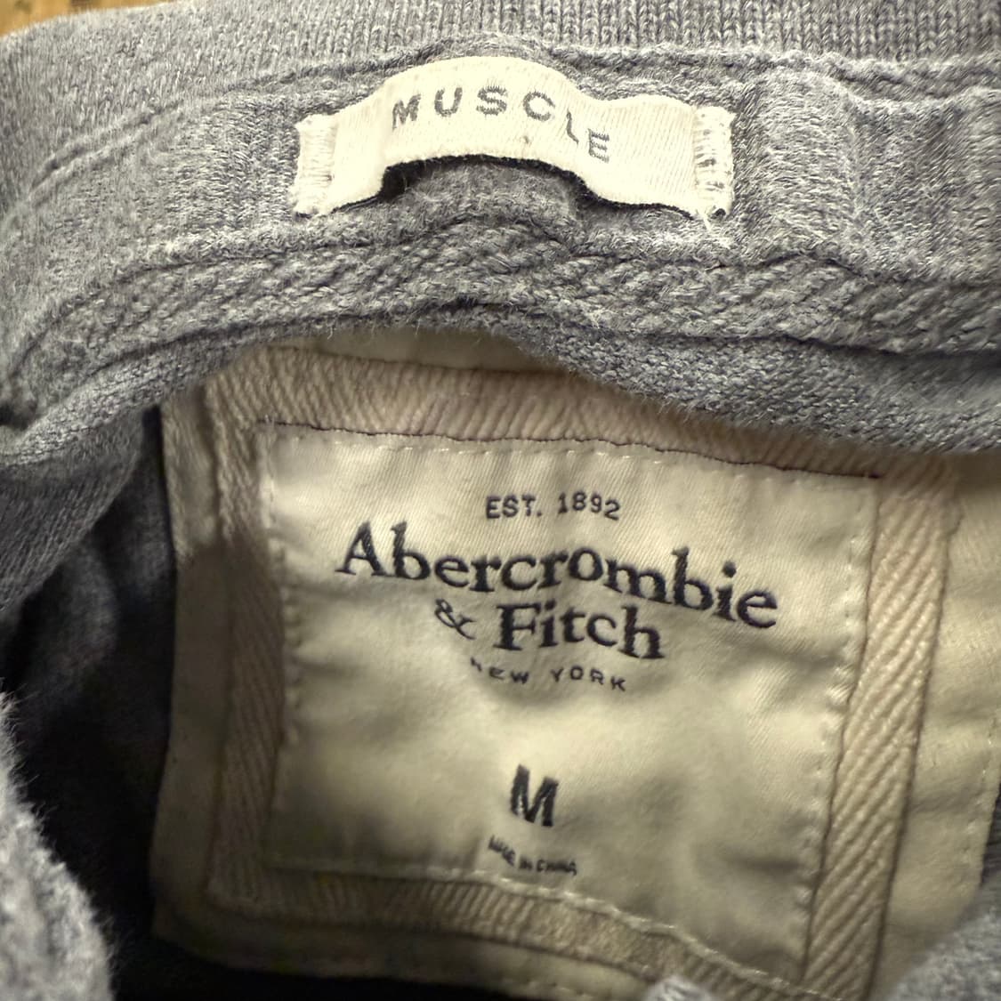 아베크롬비 그레이 PK 카라 반팔 티 상품이미지4