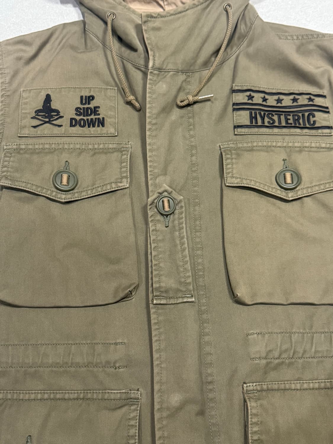 히스테릭 글래머 아카이브 M-65 복각 후드 집업 자켓 상품이미지5