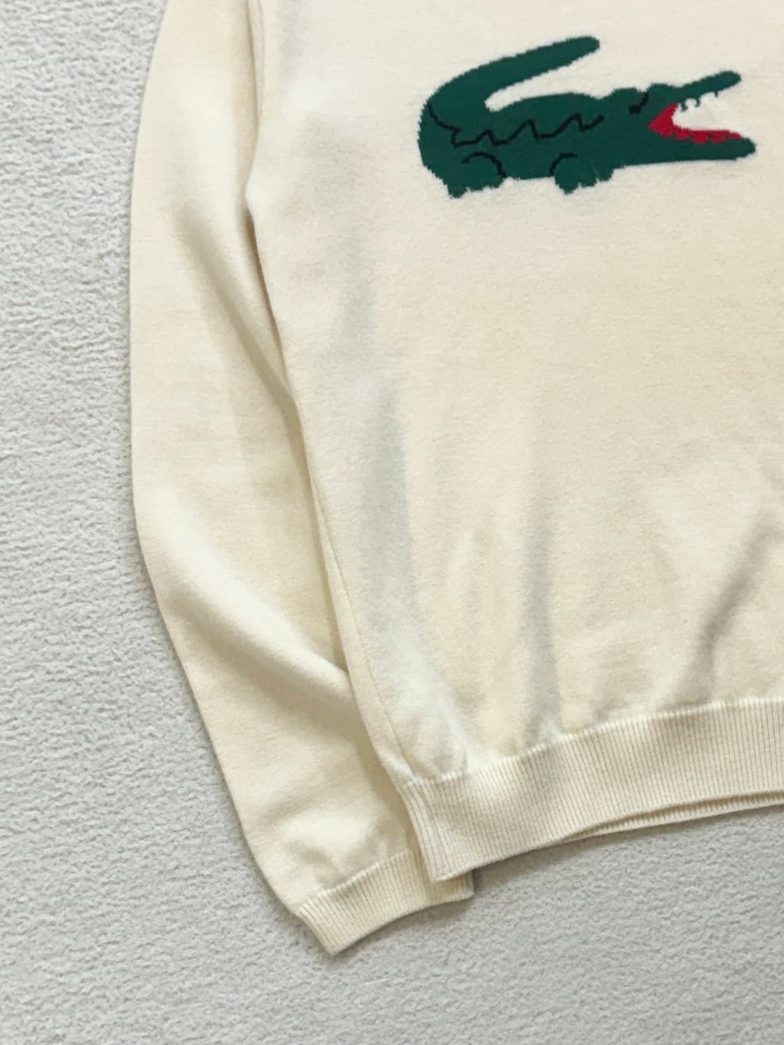 라코스테 빅크록 아이보리 니트 상품이미지3