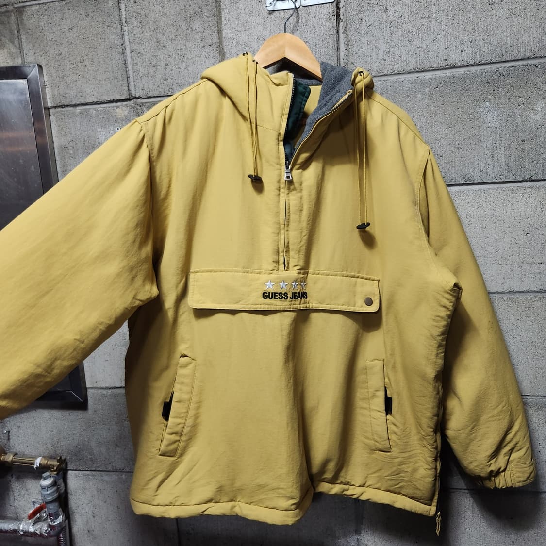 Guess 게스 90s 아노락 점퍼 XL 플리스 안감 상품이미지3