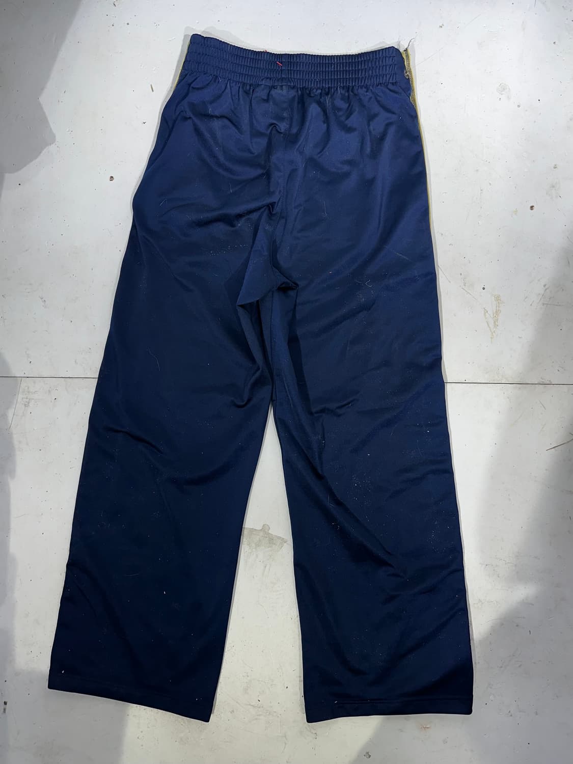 아디다스 네이비 사이드 버튼 스냅 단추 와이드 추리닝 팬츠 댄스 바지 S 상품이미지5