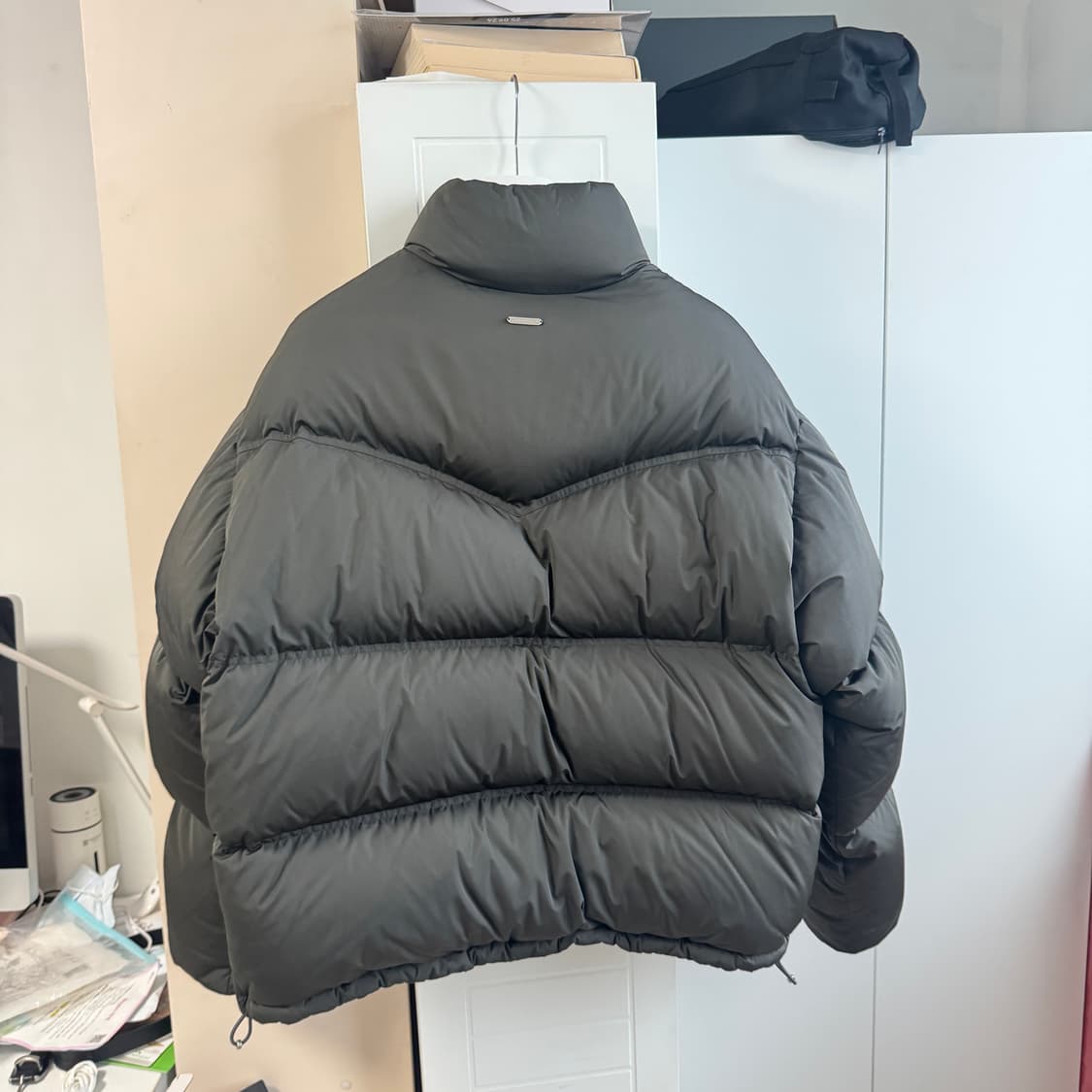 애프터프레이 웨스턴 푸퍼 재킷 다크 카키 L 패딩 상품이미지2