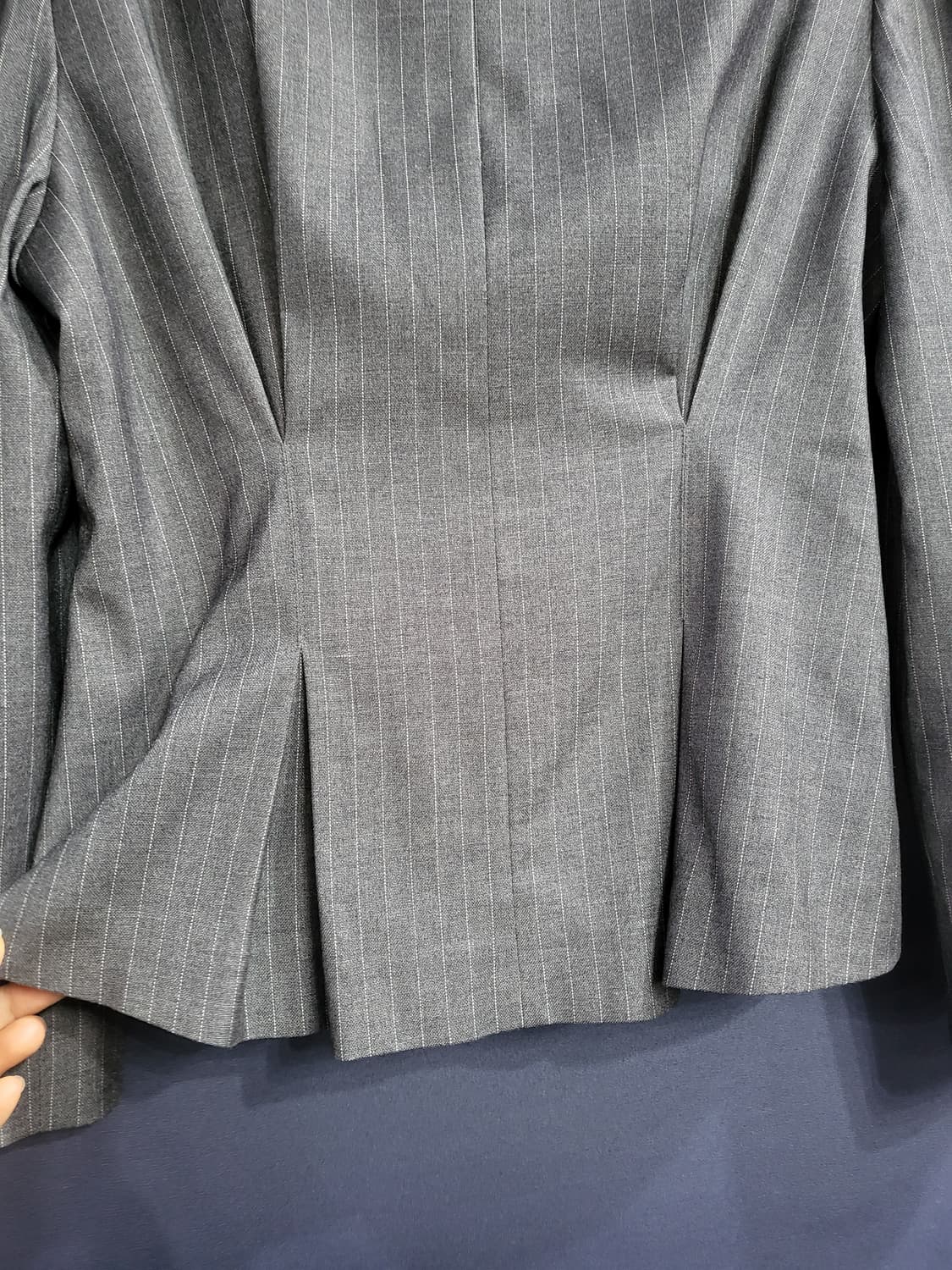 카라 더블 스트라이프 자켓(새상품) 상품이미지7