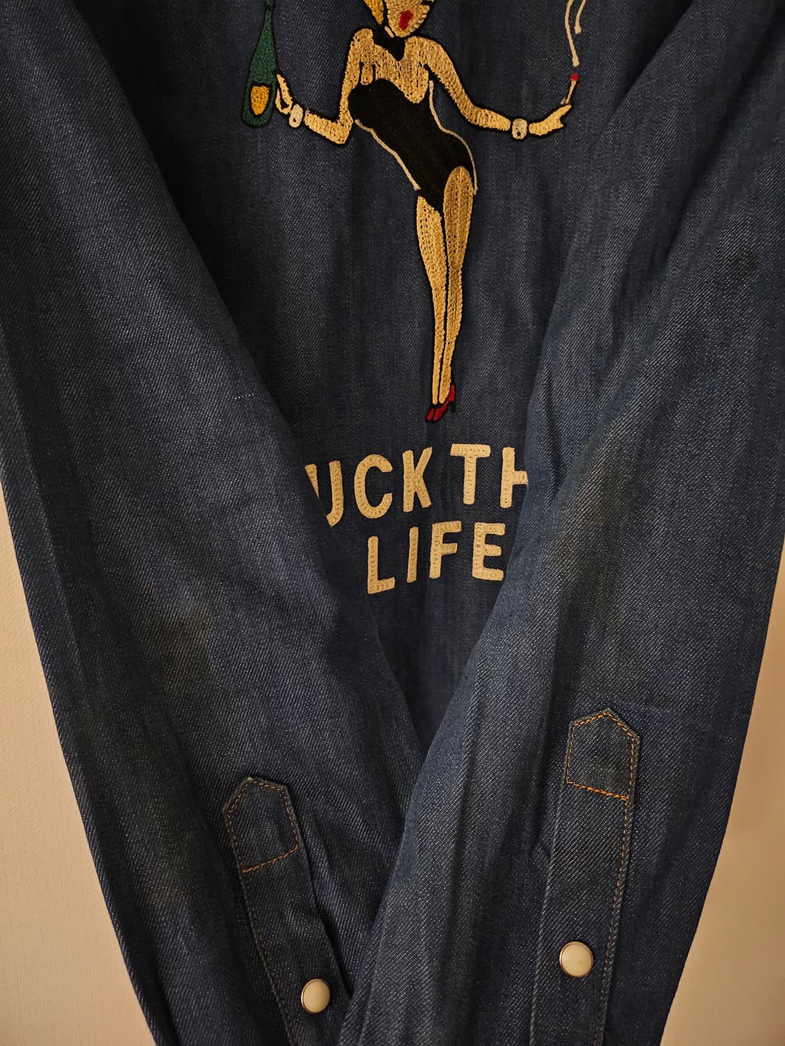 와코마리아 wacko maria 웨스턴 데님셔츠
 상품이미지6