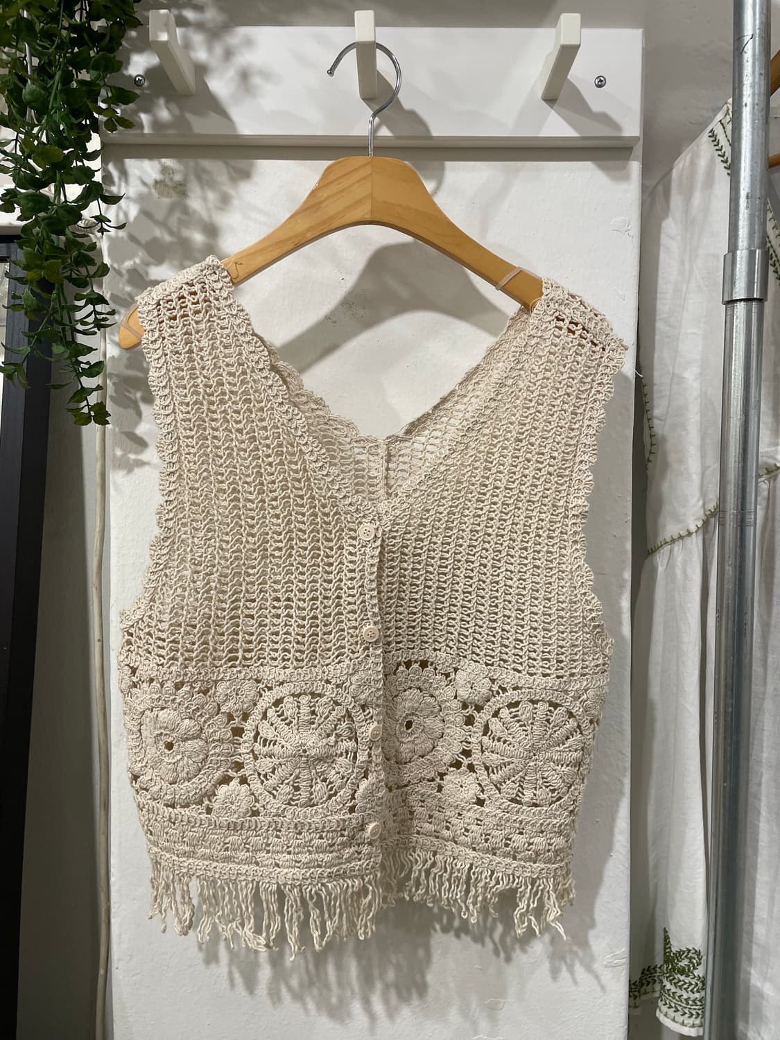 hippie crochet vest 상품이미지8