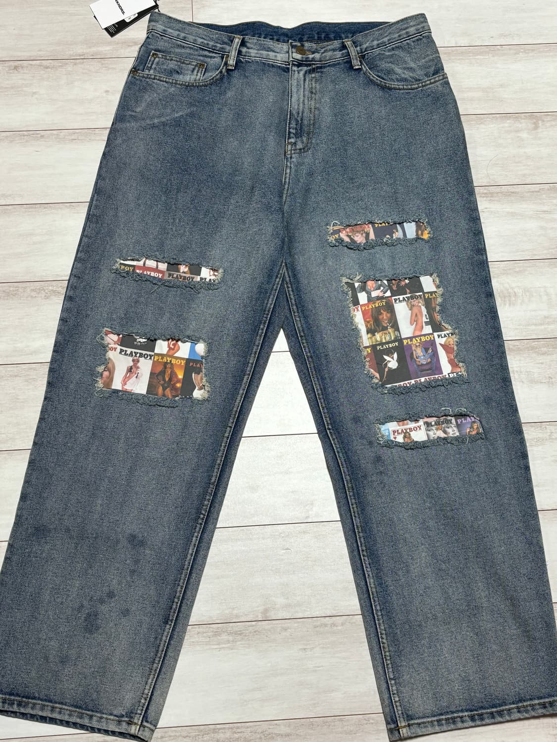 위캔더스 플레이보이 데님팬츠 상품이미지2