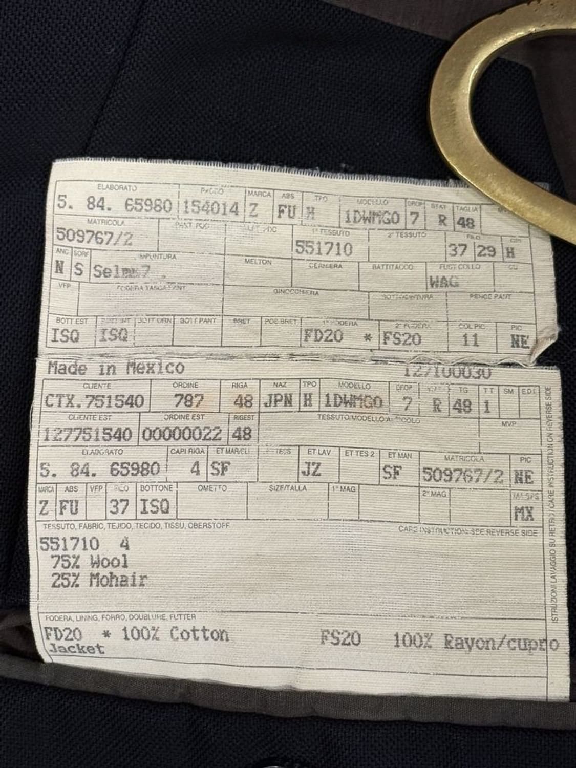 제냐 모헤어 자켓 상품이미지10