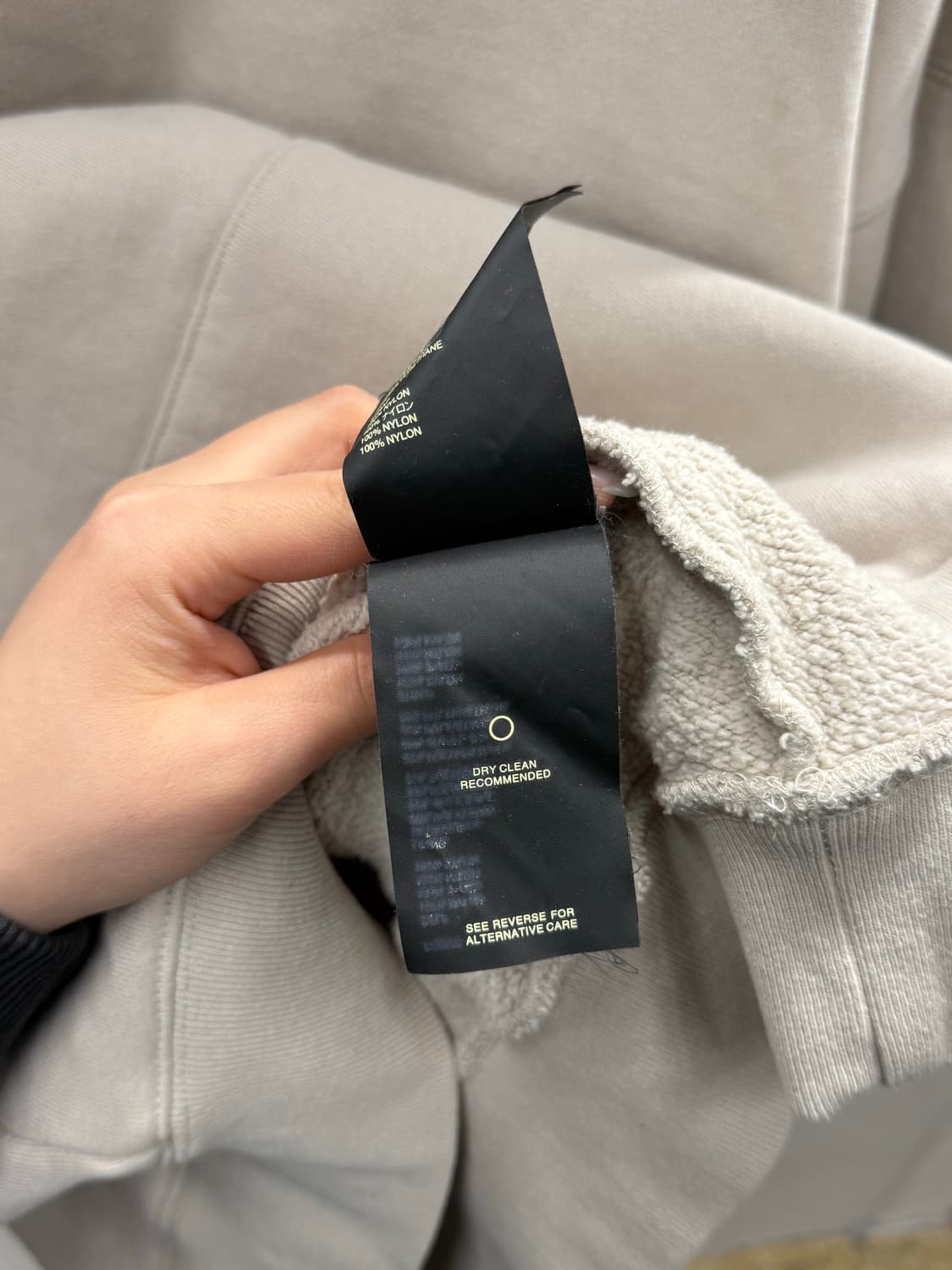 FEAR OF GOD 피어오브 갓 스냅 후드 베이지 후드티 L  상품이미지5