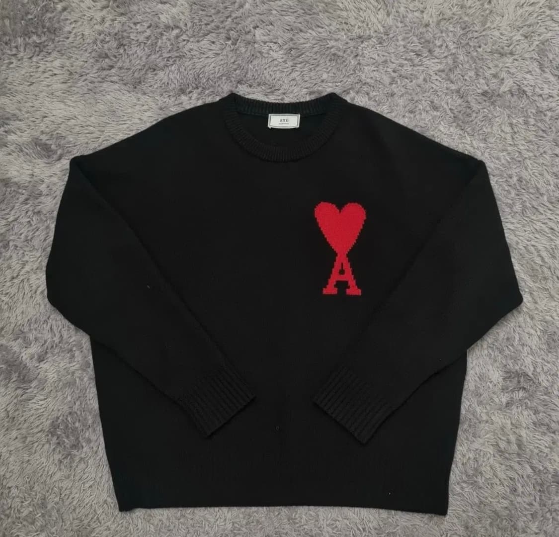 [정품/M] 아미 인타르시아 니트 새상품 상품이미지1