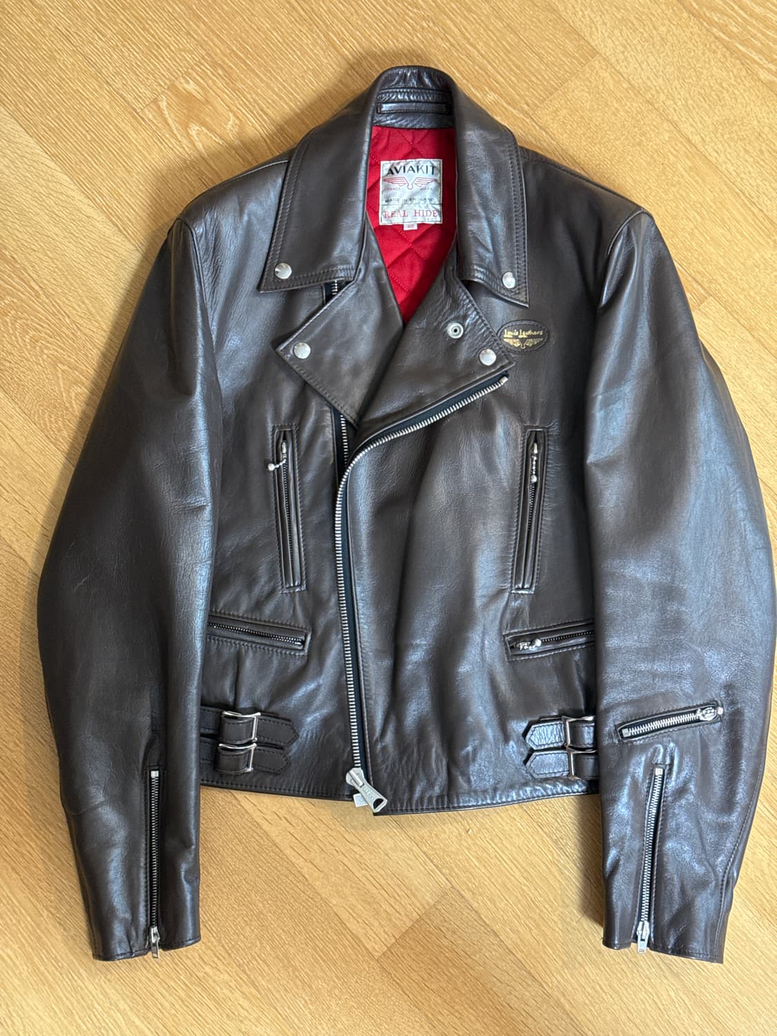 391 lightning dark brown horsehide 상품이미지1