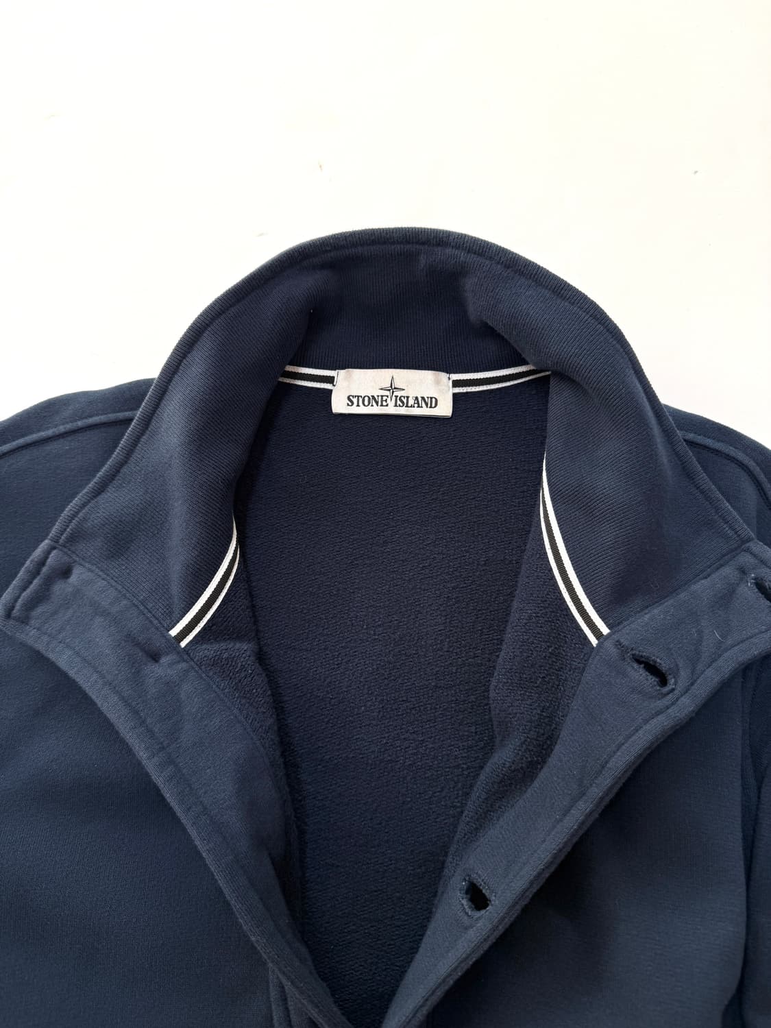 Stone Island 스탠드넥 버튼 스웻 가디건 상품이미지6