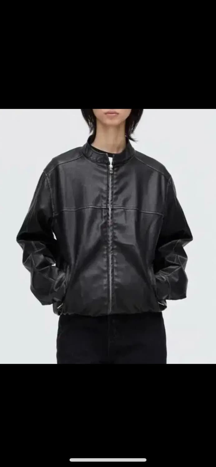 플리즈프로젝트 레더자켓 상품이미지1